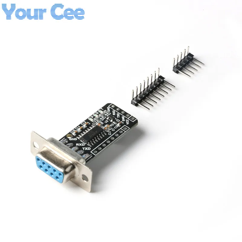 RS232 уровень к TTL Женский последовательный порт конвертер Модуль последовательной