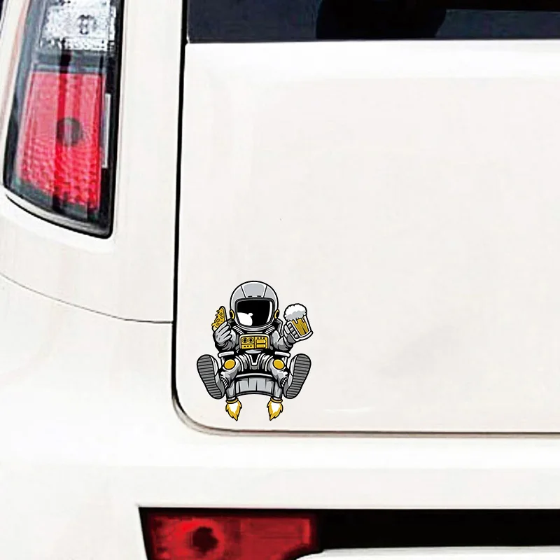 Наклейки для автомобиля RuleMylife супер крутой астронавт напиток пиво забавный