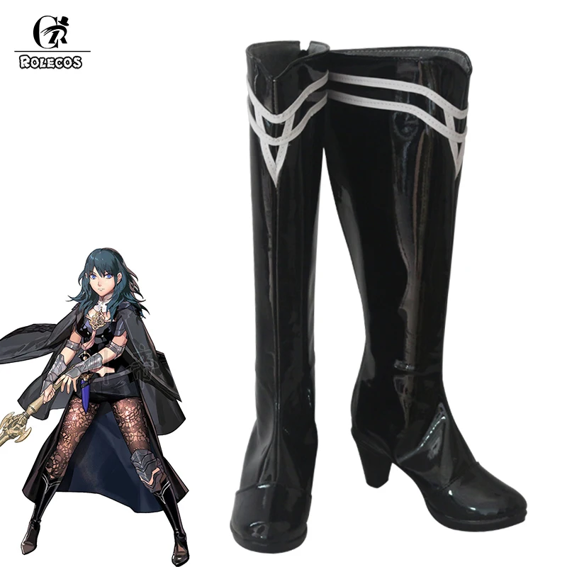 Обувь для костюмированной вечеринки ROLECOS Game Fire Emblem Byleth Ботинки на высоком каблуке