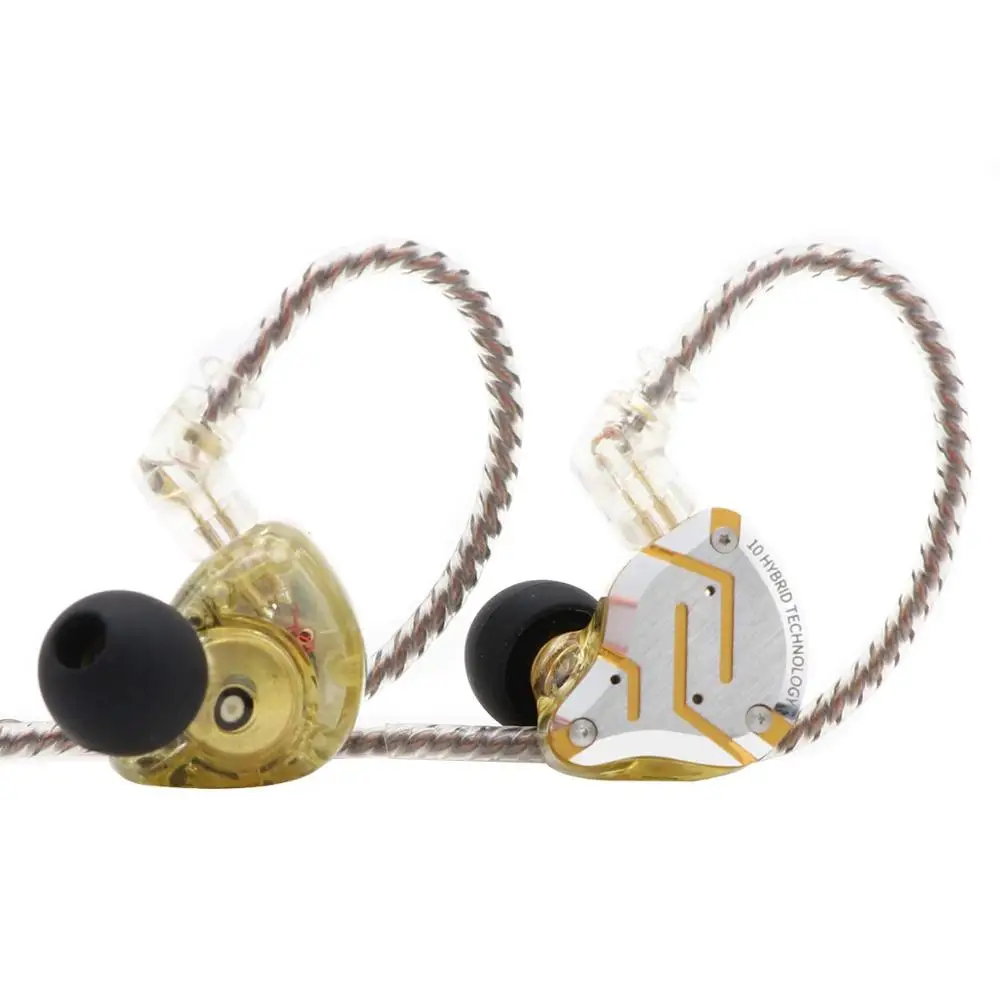 KZ ZS10 PRO 1DD 4BA HIFI металлическая гарнитура гибридные наушники-вкладыши Спортивная