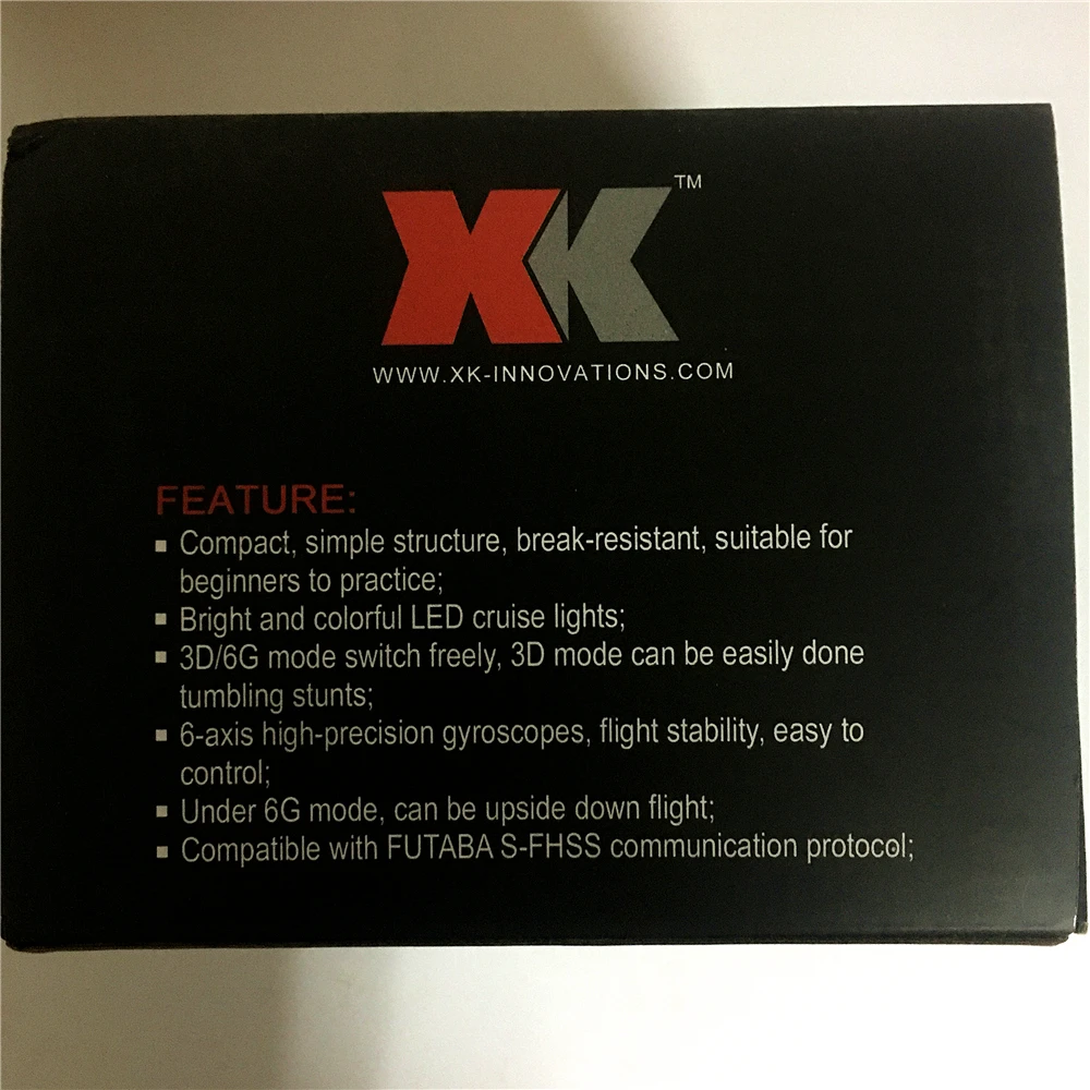

XK X100 RC Drone With 3D 6G Mode Inverted Flight 4CH 6 Axis LED RC Quadcopter Support FUTABA S-FHSS RTF 2.4G RC Kids Toy