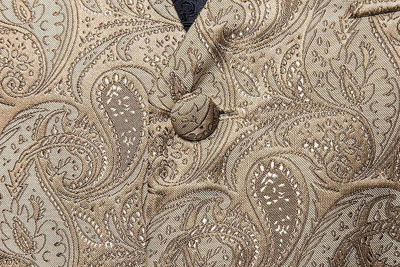 

Black Paisley Floral Waistcoat Men 2021 Brand New Slim Fit Suit Vest Men Business Wedding Groom Man Vest Gilet De Costume XXL