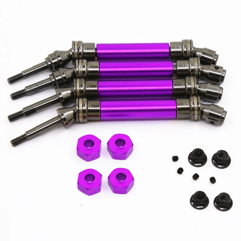 

for 1/10 Traxxas Slash 4x4 Stampede VXL 2WD 6851R 6851X 6852R 6852X of CVD Steel Front Rear Drive Shaft Assembly Heavy