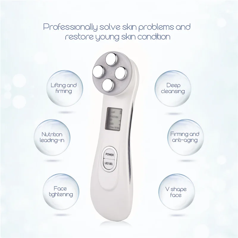 5в1 RF &amp EMS радио мезотерапия Электропорация лицо красота ручка радиочастота