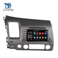 octa core android 10 0 car gps navigation for honda civic 2006 2011 left driving auto radio stereo multimedia dvd player