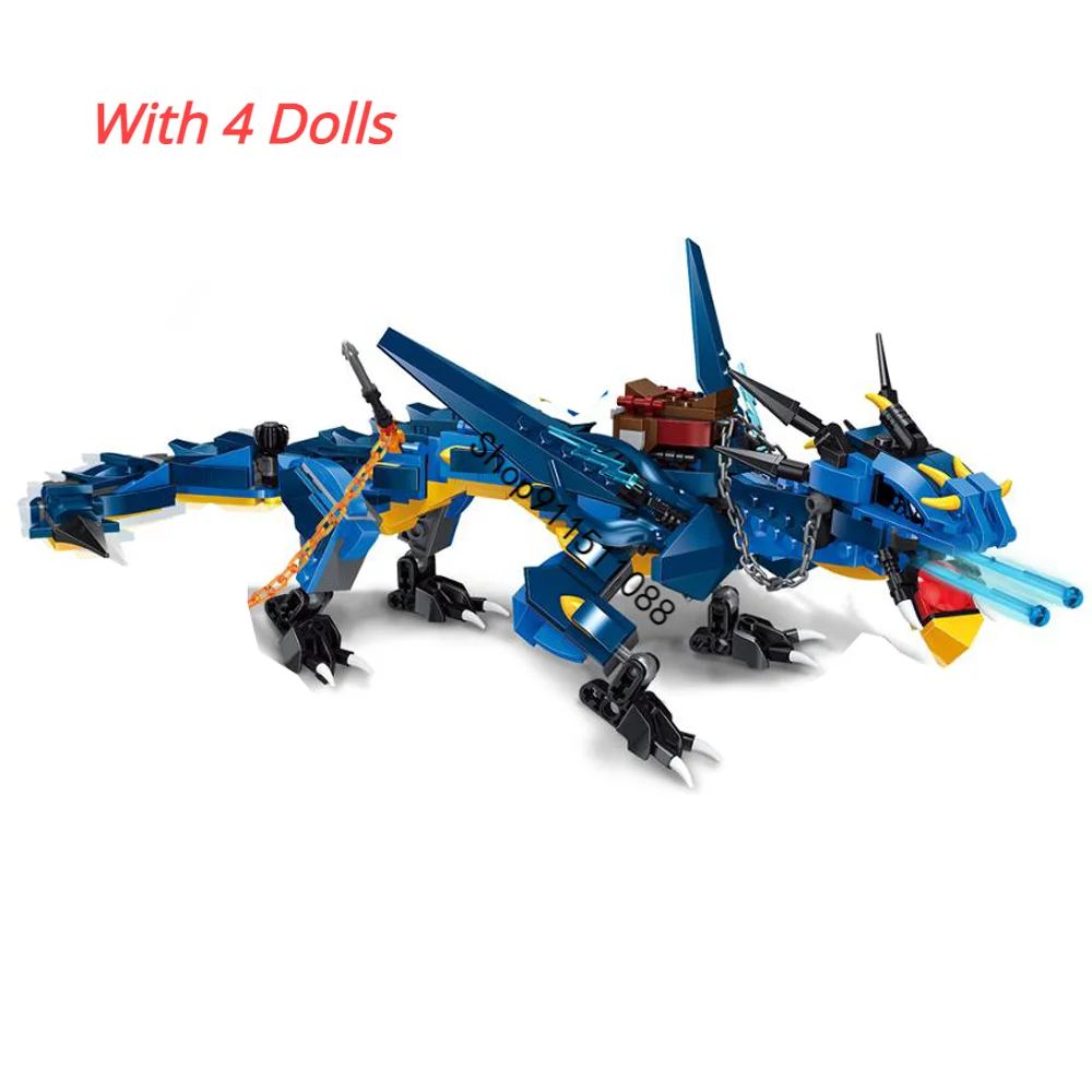 

567 шт., Детский конструктор «рыцарь дракона»