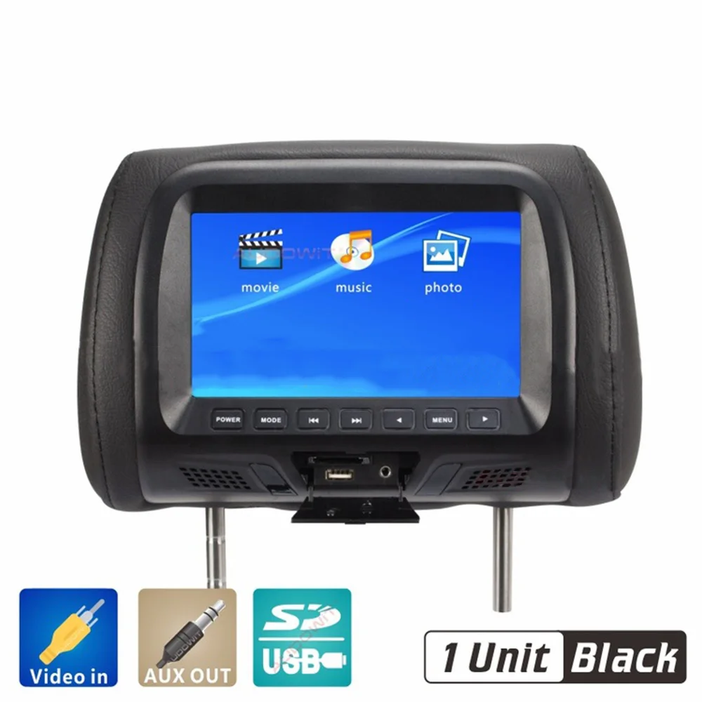 Универсальный 7 дюймов автомобильный монитор заднего сиденья развлечения