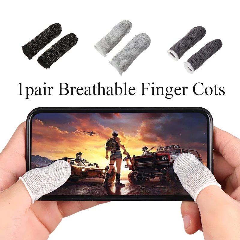

2 шт сенсорный экран мобильный палец стойло чувствительный игровой контроллер Sweatproof дышащие аксессуары для пальцев для iphone 7 8 Adnroid