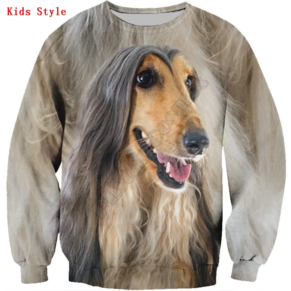 Affenpinscher 3d printed Hoodies Pullover Boy For Girl Long Sleeve Shirts Kids Funny Animal Sweatshirt