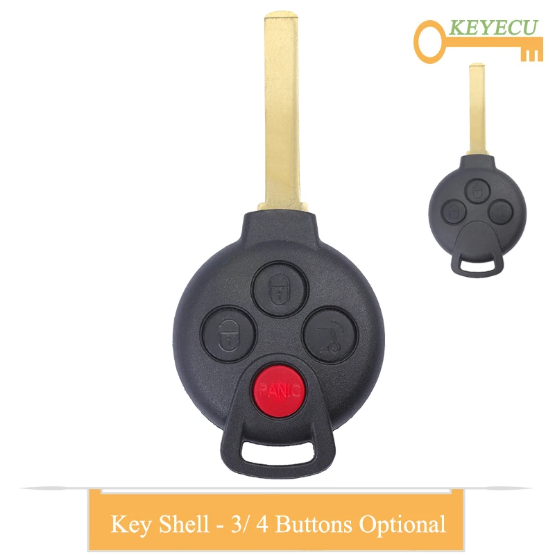 KEYECU удаленный Управление корпус для автомобильного ключа чехол Крышка Mercedes Benz