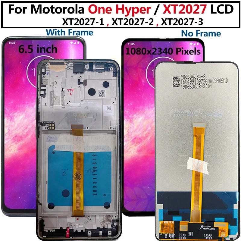 Оригинальный для Motorola Moto One Hyper LCD дисплей сенсорный экран дигитайзер сборка MOTO