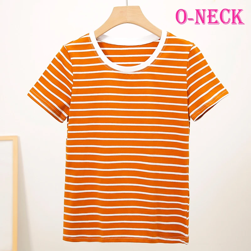 Новинка 2020 95% хлопчатобумажные дизайнерские футболки полосатые повседневные