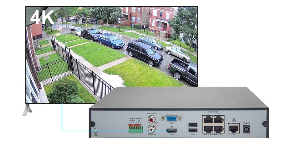 Anpviz H.265 4CH POE NVR KIT CCTV Security System 2/4PCS 5MP CCTV Bullet IP Camera P2P Video Surveillance Set