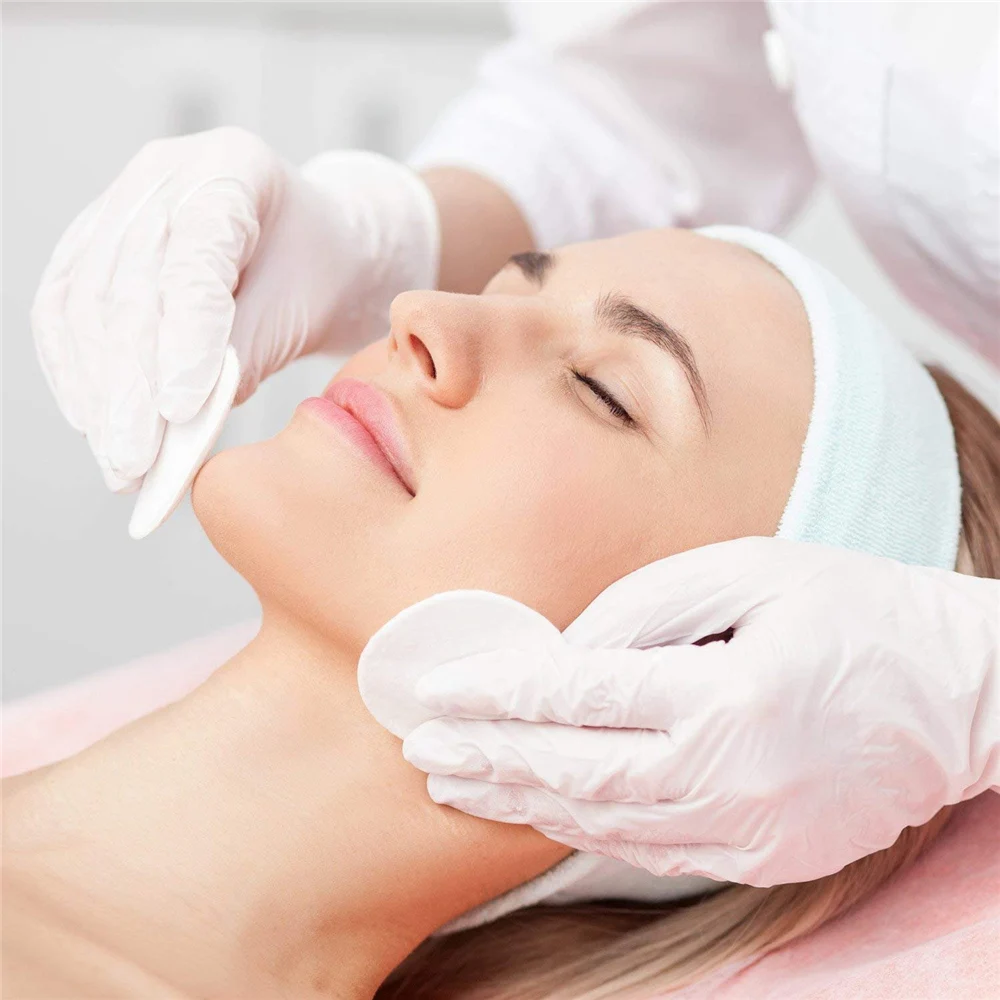 Стирающиеся многоразовые 3 слойные косметические накладки унисекс для снятия