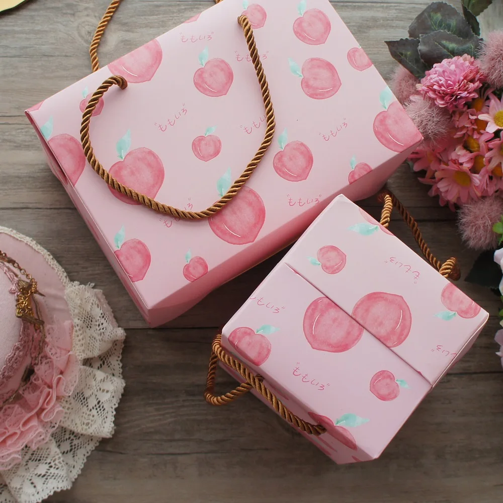 With Handle Candle Jam Candy Cookie Chocolate Gift Packaging Wedding Use