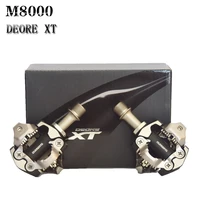 deore pd xt m8000 m8020 self locking spd pedals mtb components using for bicycle racing mountain bike accessories