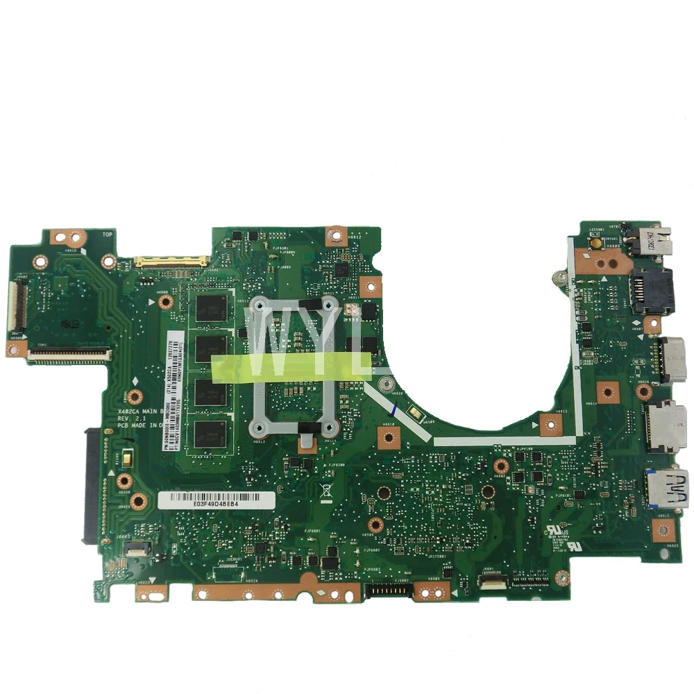X502CA материнская плата I5 3317CPU 4 Гб Оперативная память для ASUS X502C X402C F402 X402CA