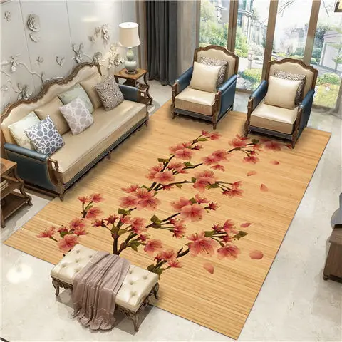 Landscape Carpet Living Room Home Decor Plum Flowe Bedroom Rug Sofa Coffee Table Floor Mat Study Chinese Style Soft Rugs | Дом и сад