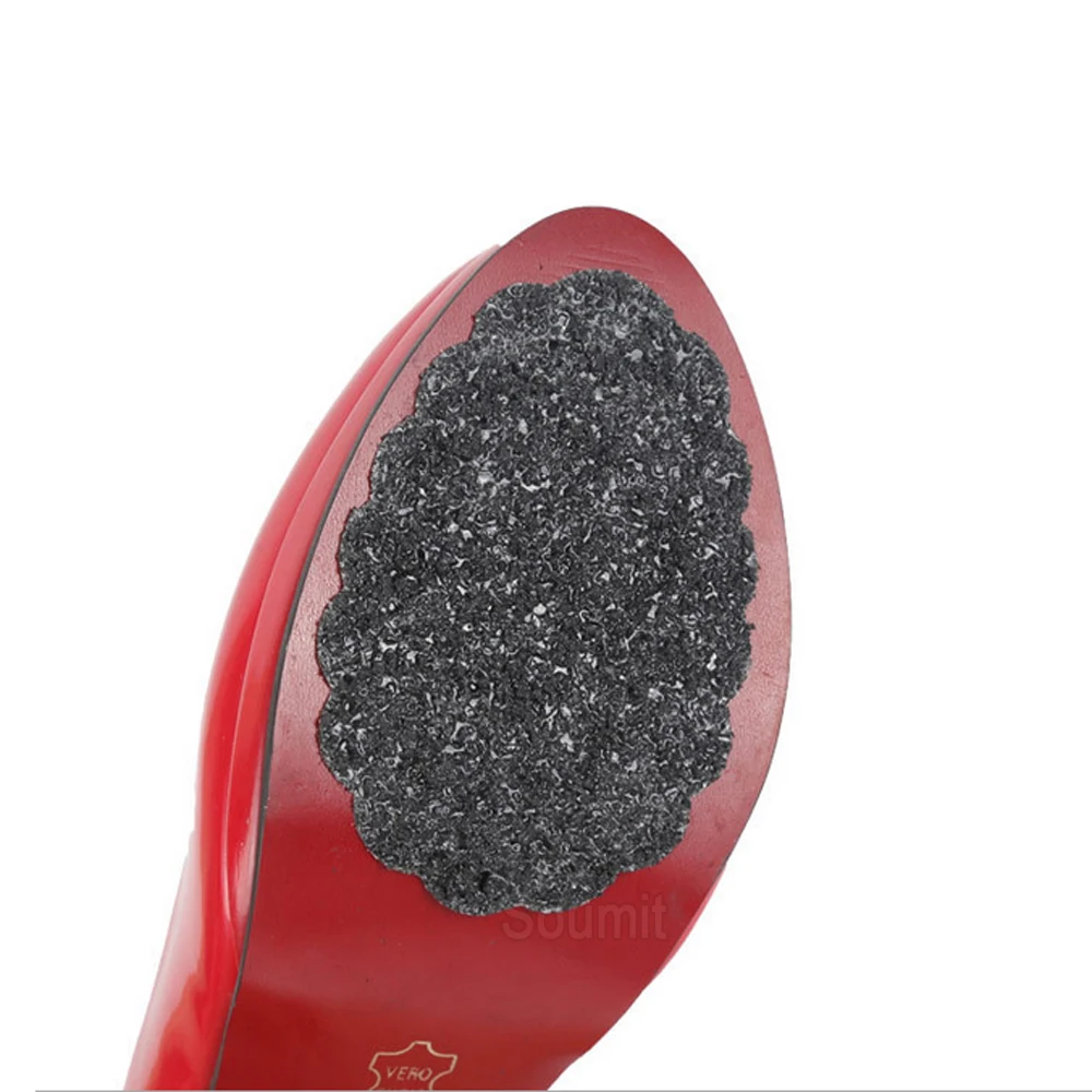 Anti Slip Shoe Sole Pads Ground Grips for Women Shoes Self-Adhesive Rubber Non Slip Sticker Outsoles Forefoot Protector Mat 2Pcs