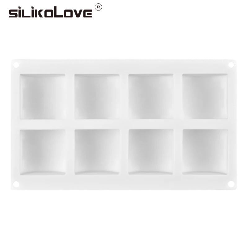 Силиконовая форма SILIKOLOVE для выпечки сделай сам 8 дюймов прямоугольная маффинов