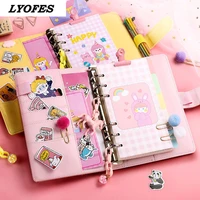 cute notepads stationery pocket planner notebooks journals bullet lined journal girls diary sketchbook school office supplies