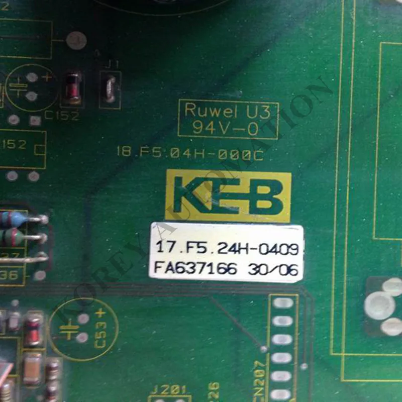 KEB F5 инвертор 18.5KW плата драйвера 17.F5.24H--0409 UESD хорошее состояние | Инструменты
