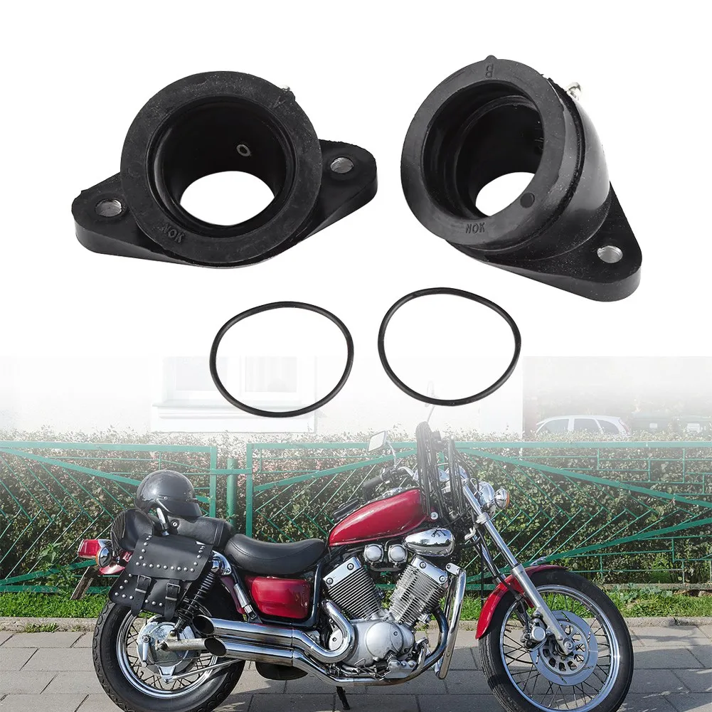 2 шт. резиновые адаптеры для мотоциклетного карбюратора Yamaha XV400 XV500 XV535|Карбюратор|