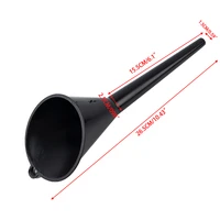 1pc 10 43 car refueling multi function plastic long neck oil funnel for all automotive oil