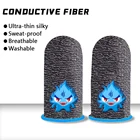 Перчатки дышащие для игрового контроллера, геймпад для игры в Pubg, с защитой от пота и царапин, 2 шт.