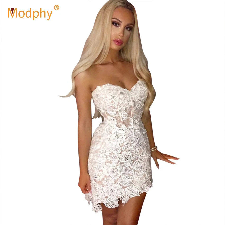 Женское Кружевное облегающее мини-платье модное элегантное вечернее платье с