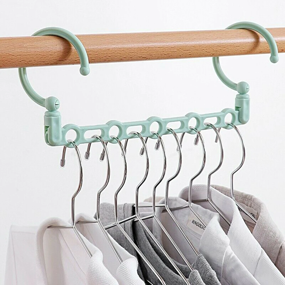 Горячая Магическая Экономия пространства вешалка для одежды с крюком органайзер