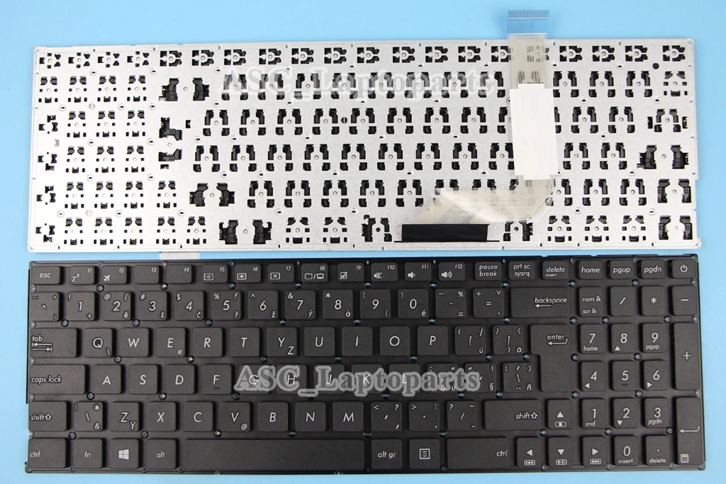 Новая версия клавиатуры для ASUS VivoBook 15 X542 X542U X542UN X542UA X542UR черная без рамки - купить