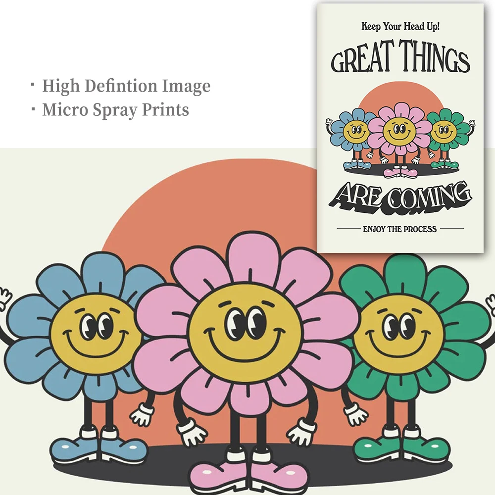 Скандинавский мультфильм Наслаждайтесь искусством Вдохновляющие эмоции