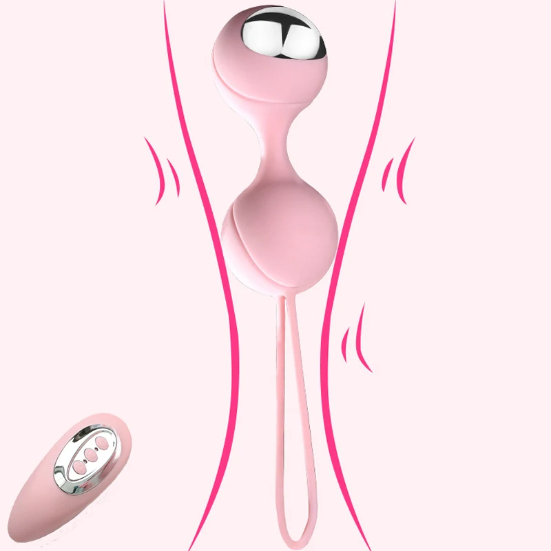 Вагинальные плотные шарики силиконовое вибрирующее яйцо с дистанционным