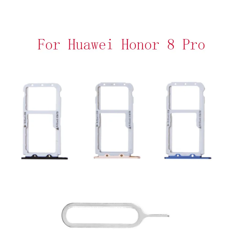 

2/Pcs Sim Card Tray Holder Slot Adapter Connector For Huawei Honor 8 Pro Replacement Parts