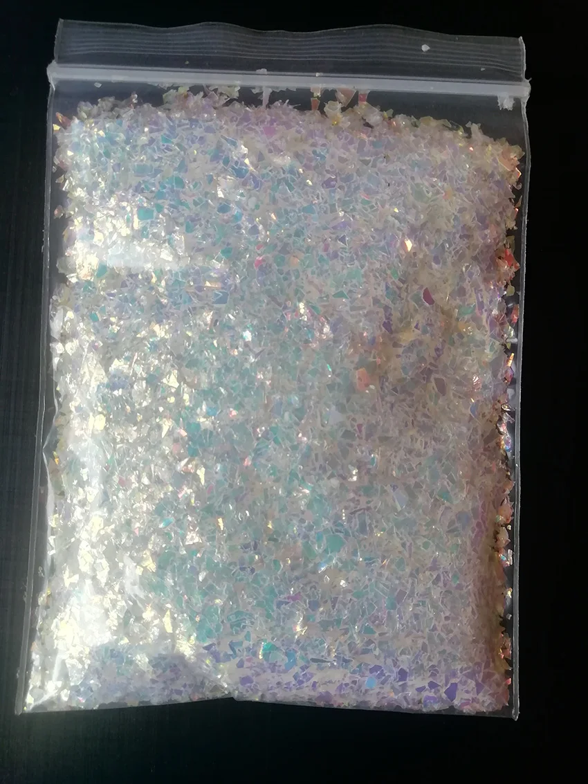 100 г Блестки для дизайна ногтей разноцветные хлопья неправильной формы Типсы