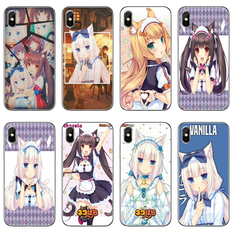 Аксессуары чехол для телефона Nekopara Chocola ванили Xiaomi Redmi 9T 9C 9A 7 7A K20 6 6A S2 Note 9S 9 8 5A