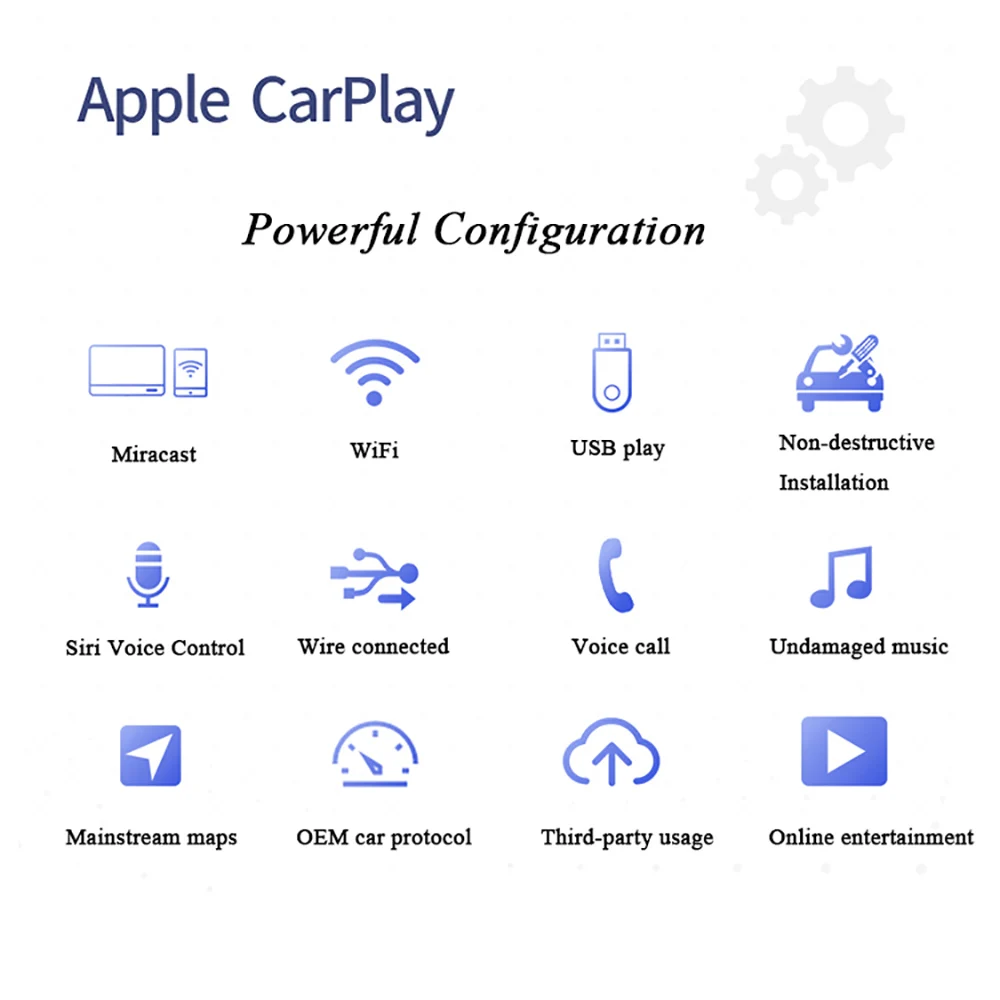 Беспроводная модификация автомобиля Apple Carplay/Andorid для Mercedes NTG5.0 2015 2018