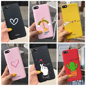 Чехол-накладка для Xiaomi Redmi 6A, A6, силикон, ТПУ, яркие цвета