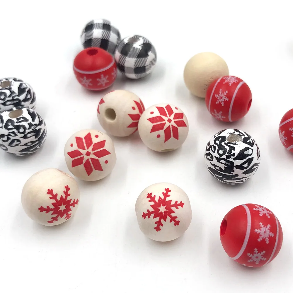 Натуральный красный принт Снежинка Черный и белый цвета решетки Леопард