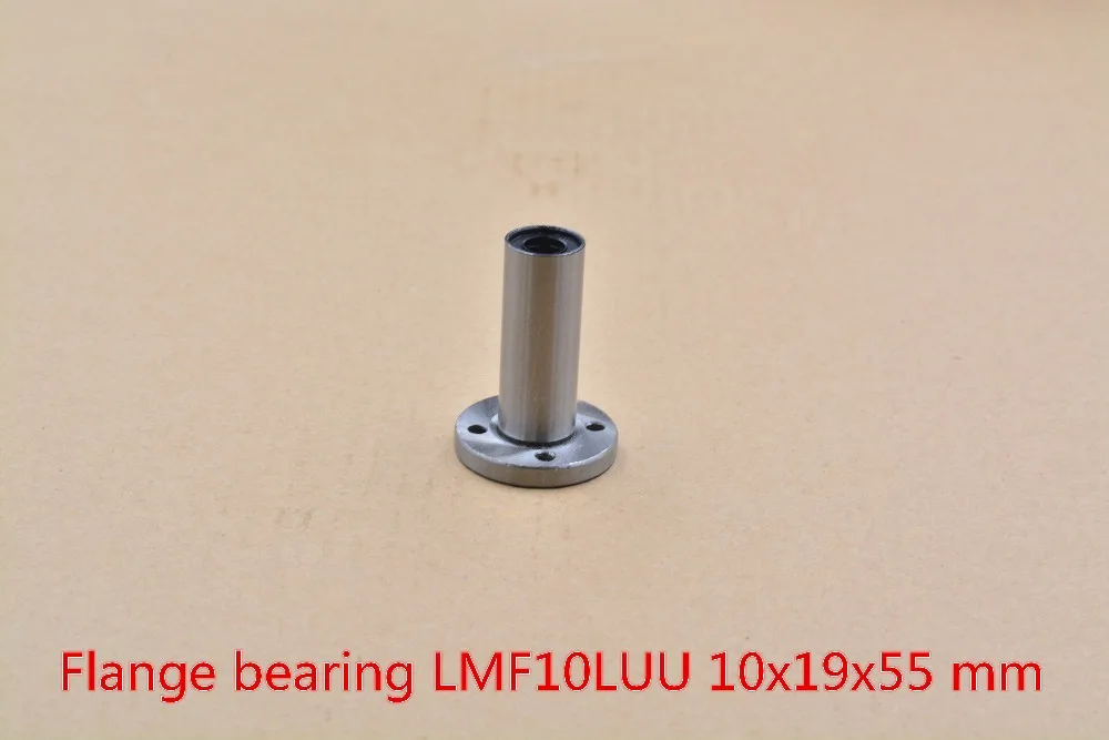 LMF10LUU 10 мм x 19 55 круглый фланец длинный Линейный шарикоподшипник для стержневого