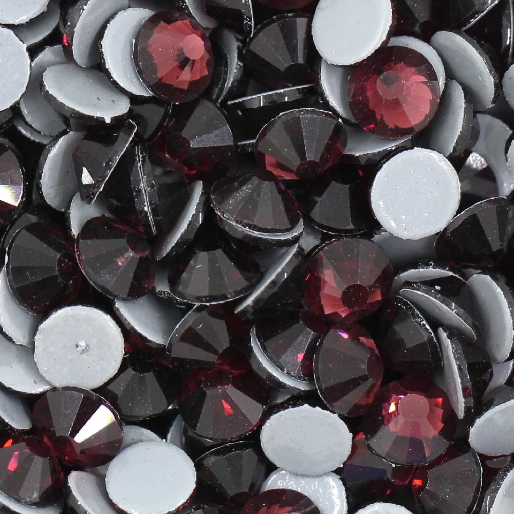 AAAAA прозрачное горячее исправление горный хрусталь Flatback Стекло SS6 SS10 SS16 SS20 SS30