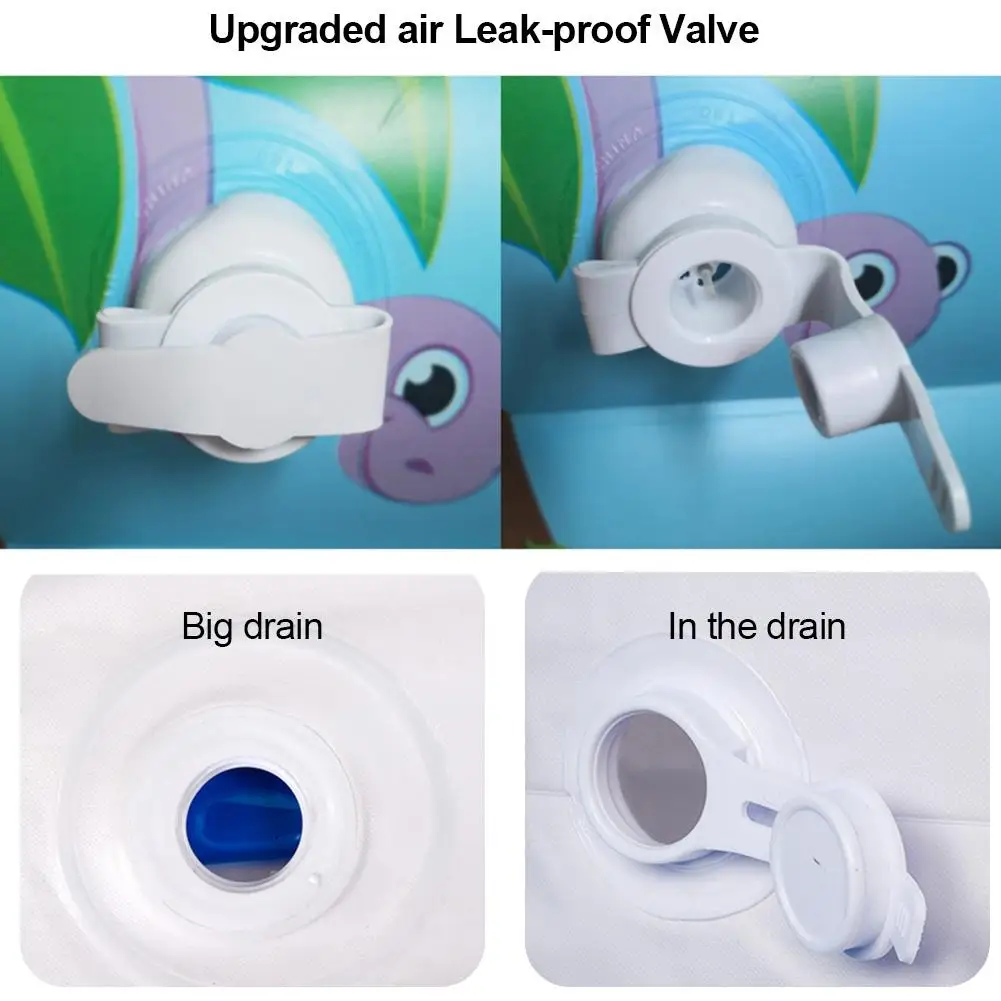 Детский утолщенный надувной бассейн 110 см ванна для купания уличный и внутренний