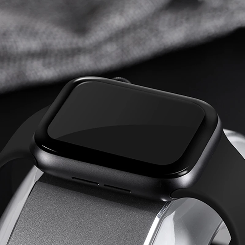 3D полное покрытие закаленное стекло для Apple Watch Series 3 2 1 38 мм 42 Защита экрана iWatch SE 6 5
