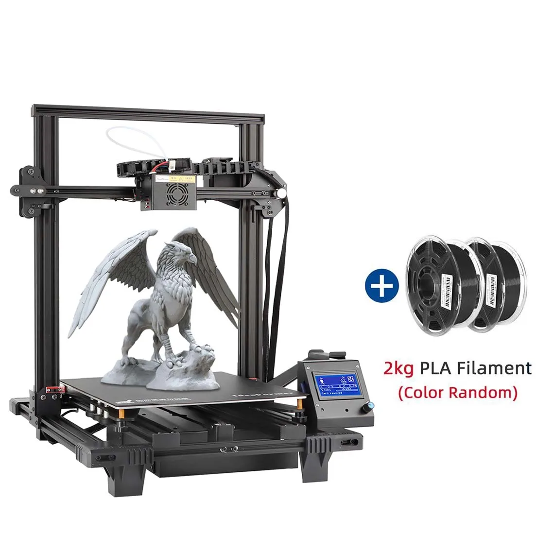 

Ideaformer Pro FDM 3D-принтер с пла 2 кг 1,75 мм двойная Z Y ось Бесшумная печать полностью Металлическая магнитная сборная пластина 300*300*350 мм