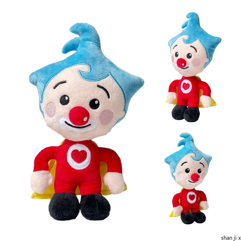 Симпатичная плюшевая игрушка клоуна 25 см с мультяшным анимационным рисунком