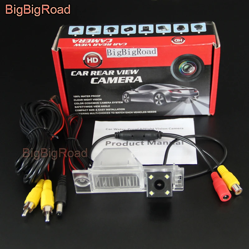 Автомобильная умная ПЗС-камера заднего вида BigBigRoad с динамическим треком для Hyundai