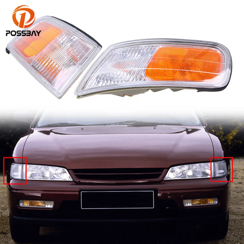 Прозрачный Янтарный объектив POSSBAY боковой угол поворотный сигнал оболочка