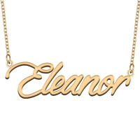 necklace with name eleanor for his her family member best friend birthday gifts on christmas mother day valentines day