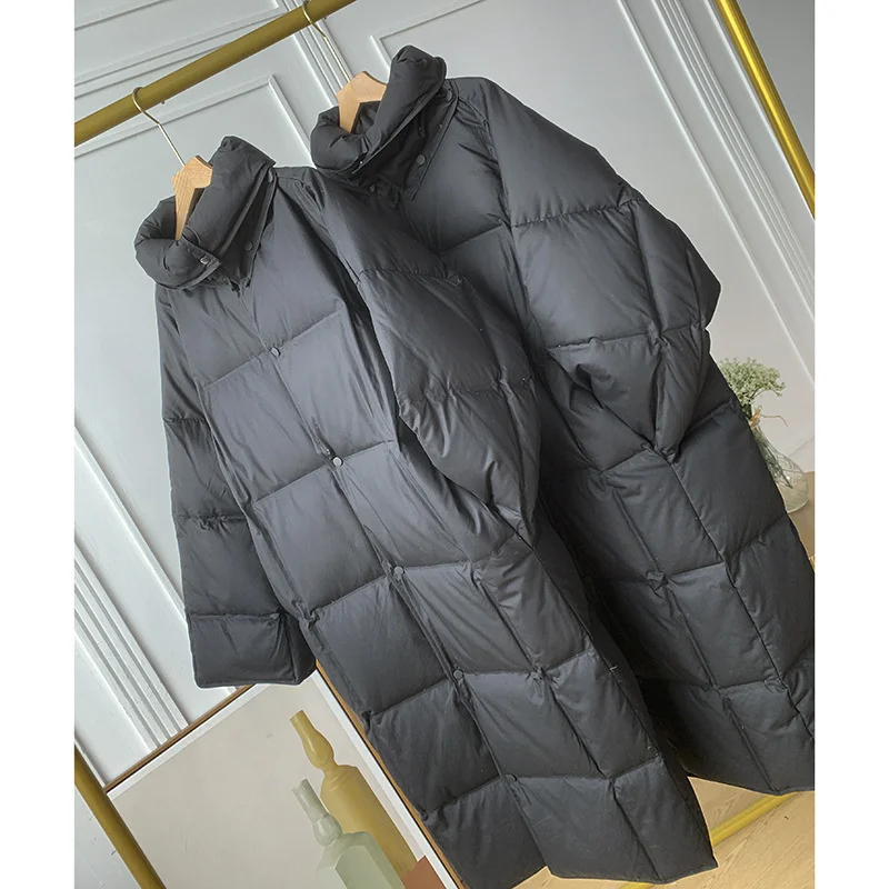 

3.2 kg Korean version simple cotton padded clothes design sense solid color long sleeve down jacket fashion new style leisure